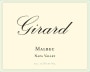 Girard Malbec 2011  Front Label