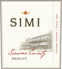Simi Sonoma County Merlot 2014 Front Label