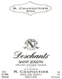 M. Chapoutier  St. Joseph Deschants 1996  Front Label