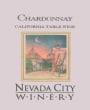 Nevada City Winery Chardonnay 2000  Front Label