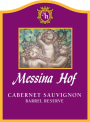 Messina Hof Barrel Reserve Cabernet Sauvignon 2018  Front Label