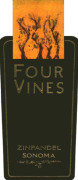 Four Vines The Sophisticate Zinfandel 2003  Front Label