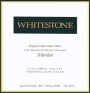 Whitestone Winery V 02 Merlot 2012 Front Label