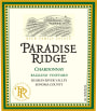 Paradise Ridge Bazzano Vineyard Chardonnay 2012  Front Label
