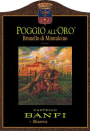 Banfi Brunello di Montalcino Poggio all'Oro Riserva 1995  Front Label