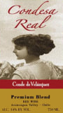 Conde de Velazquez Condesa Real 2012  Front Label