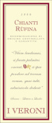 I Veroni Chianti Rufina 2008  Front Label