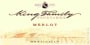 King Family Vineyards Merlot 2008  Front Label