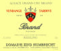 Zind-Humbrecht Brand Vendange Tardive Riesling 2010  Front Label