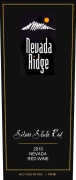 Pahrump Valley Winery Nevada Ridge Silver State Red 2010 Front Label