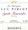 Luc Pirlet Les Barriques Reserve Syrah Mourvedre 2010 Front Label