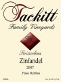 Tackitt Family Vineyards SwissCollina Zinfandel 2007  Front Label