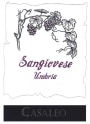 Casaleo Sangiovese 2015  Front Label