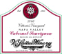 V. Sattui Vittorio's Vineyard Cabernet Sauvignon 2006  Front Label