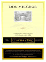 Concha y Toro Don Melchor Cabernet Sauvignon 2007  Front Label