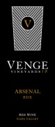 Venge Vineyards Arsenal 2017  Front Label