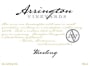 Arrington Vineyards Riesling 2011 Front Label