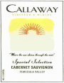 Callaway Special Selection Cabernet Sauvignon 2010  Front Label