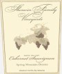 Sherwin Family Vineyards Spring Mountain District Cabernet Sauvignon 2006 Front Label