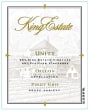 King Estate Unity Pinot Gris 2014  Front Label