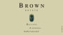 Brown Estate Recluse Zinfandel 2014  Front Label