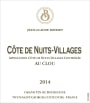Jean-Claude Boisset Cote de Nuits Villages Au Clou 2014  Front Label