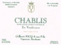 Gilbert Picq Chablis en Vaudecorse 2019  Front Label