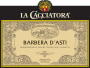 La Cacciatora Barbera d'Asti 2015 Front Label