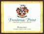 Frontenac Point Vineyard Riesling 2010 Front Label