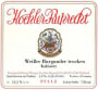 Koehler-Ruprecht Pfalz Pinot Blanc Kabinett Trocken 2025 Front Label