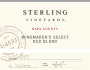 Sterling Winemaker's Select Red Blend 2011  Front Label