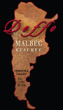 Doffo Winery Reserve Malbec 2011  Front Label