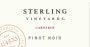 Sterling Carneros Cellar Club Pinot Noir 2007  Front Label