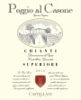 Poggio al Casone Chianti Superiore 2016  Front Label