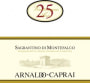 Arnaldo Caprai 25 Anni Montefalco Sagrantino 2000  Front Label