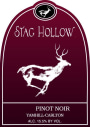 Stag Hollow Pinot Noir 2013  Front Label
