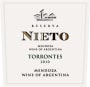 Nieto Senetiner Reserva Torrontes 2010  Front Label