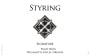 Styring Vineyards Signature Pinot Noir 2012  Front Label