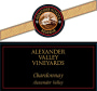 Alexander Valley Vineyards Alexander School Reserve Chardonnay 2012  Front Label