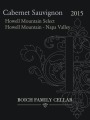 Boich Family Cellar Howell Mountain select Cabernet Sauvignon 2015  Front Label