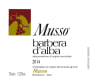 Musso Barbera d'Alba 2014  Front Label