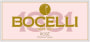 Bocelli Sparkling Brut Rose Premium Cuvee  Front Label