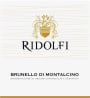 Agricola Ridolfi Brunello di Montalcino 2016  Front Label