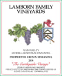 Lamborn Family The Earthquake Vintage Zinfandel 2014  Front Label