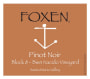 Foxen Bien Nacido Block 8 Pinot Noir 2009  Front Label