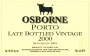 Osborne Late Bottled Vintage Port 2000  Front Label