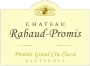 Chateau Rabaud Promis Sauternes 2013 Front Label