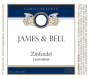 James & Bell Family Reserve Zinfandel 2013  Front Label