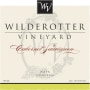 Wilderotter Vineyard and Winery  Cabernet Sauvignon 2009  Front Label