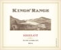 Kings' Range Merlot 2014  Front Label